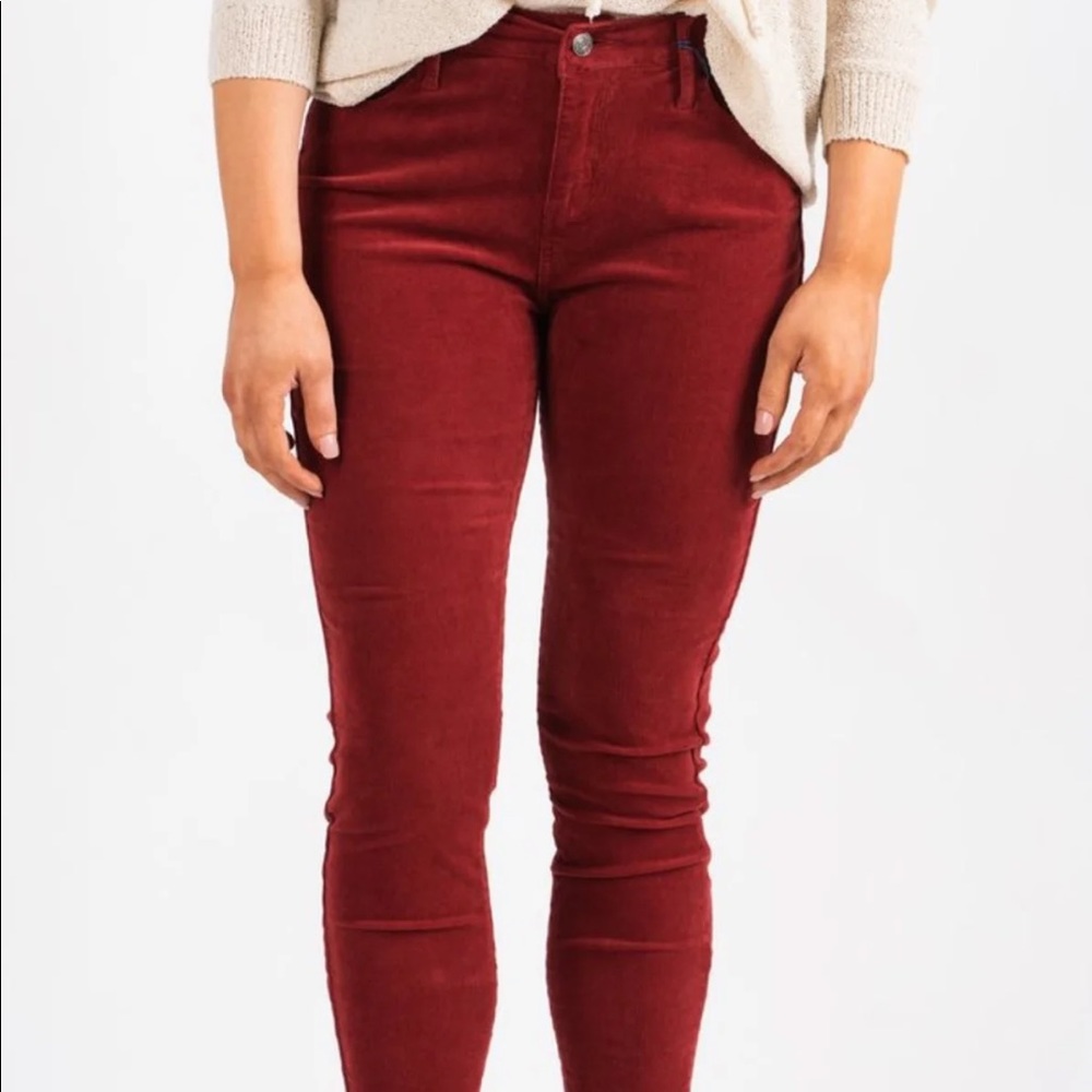 cordoroy mid rise skinny jeans